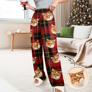 Custom Cat Photo Sweatpants Gift For Christmas HO82 894862