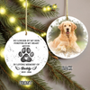 Custom Dog Photo No Longer By My Side Forever In My Heart Memorial Ceramic Ornament HO82 903612