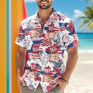 Custom Photo Best Dad Ever Hawaii Shirt Gift For Dad, Father's Day HO82 893788