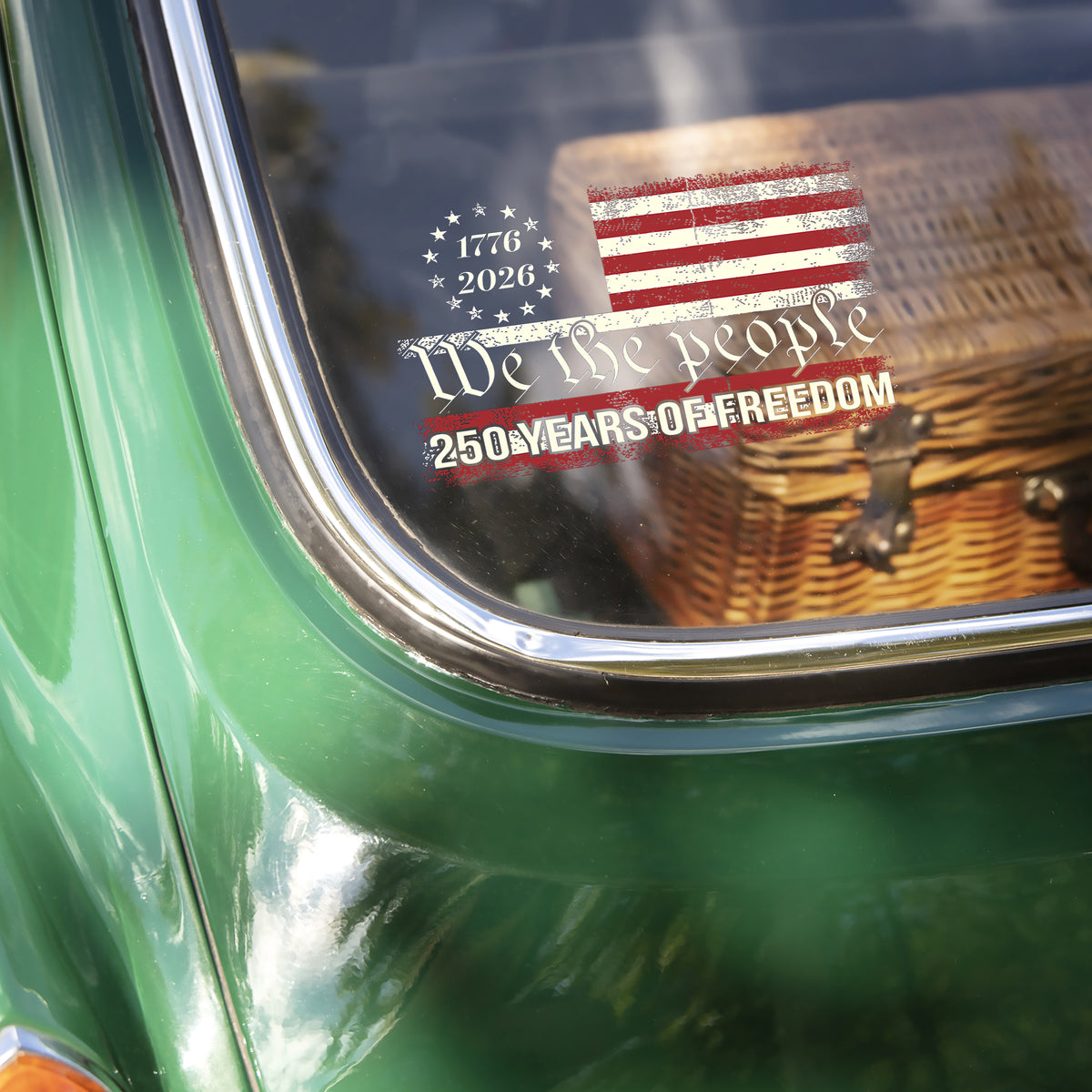 We The People 250 Years Of Freedom Car Window Decal Sticker TH10 898367
