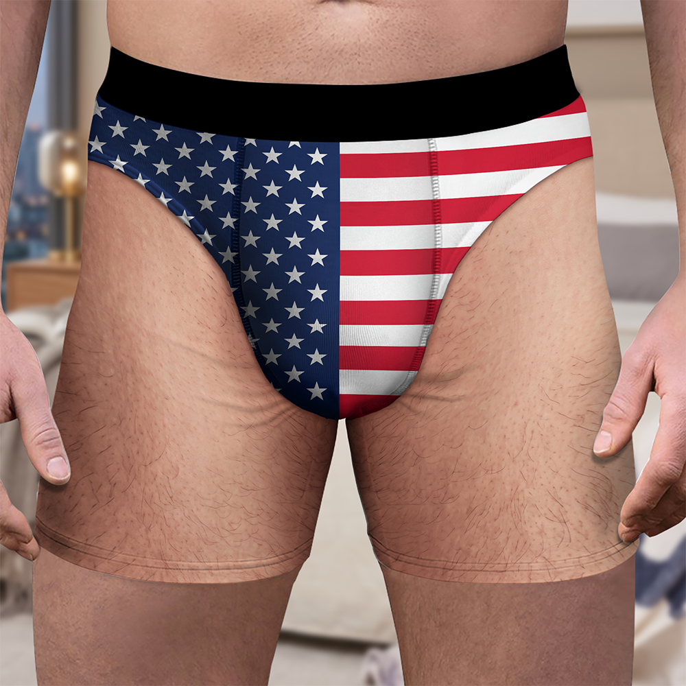 Personalized Funny Patriotic America Flag Freedom Boxers LM32 669545