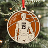 Personalized Sports Player 2-Layer Wooden Ornament For Sport Lovers LM32 895991