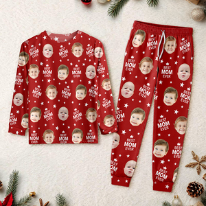 Custom Face Photo Best Mom Best Dad Ever Sleepwear CH07 899122