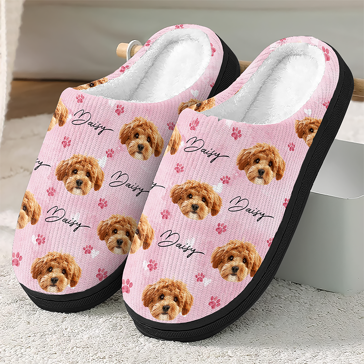 Custom Face Pet Slippers Gift For Dog Cat Lovers HA75 919576