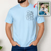 Custom Portrait Photo Drawing Style Family Bright Shirt Gift For Father's Day HO82 893986