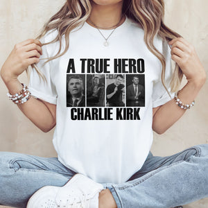 A True Hero Charlie Kirk Rest In Peace Bright Shirt HO82 65766