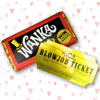 Funny Golden Ticker with Chocolate Wrapper Gift, Valentines Gift For Him, Husband, Boyfriend LM32 899001