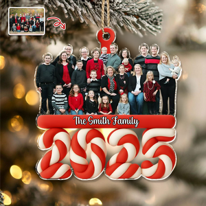 Custom Photo Marshamallow Family Acrylic Ornament Gift For Mom, Dad, Brother, Sister, Kids HO82 900646