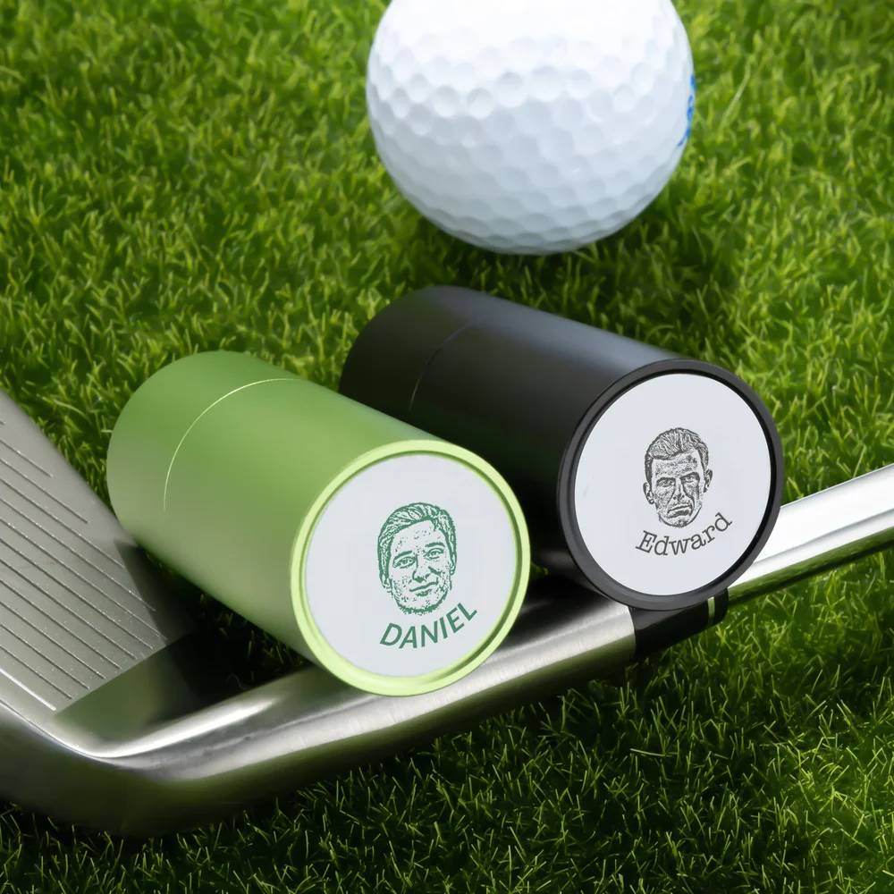 Make Every Swing Unique With Your Face and Name - Personalised Golf Ball Stamp HO82 900618