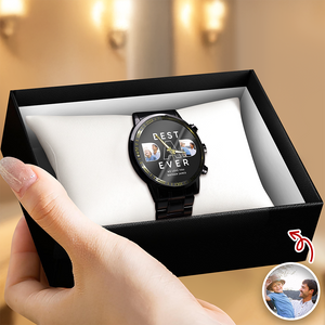 Custom Photo Best Dad Ever Men's Wrist Watch For Dad TH10 894263