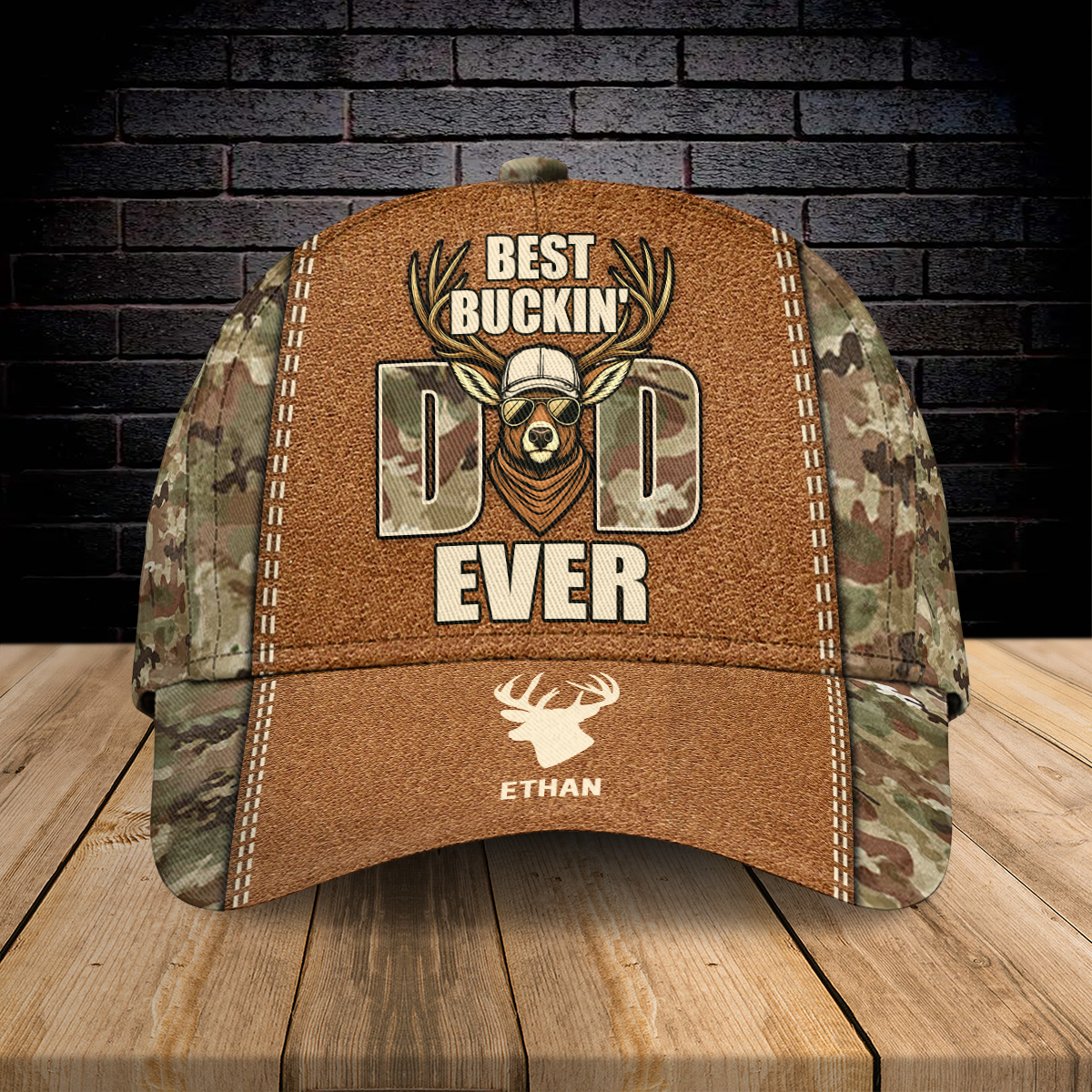 Personalized Name Deer Hunting Dad - Hunter Military Classic Cap For Father's Day CH07 895816