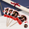 Custom Photo Congrats Graduation Class of 2026 Balloons Cupcake Topper CH07 910668