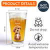Custom Photo Admit it, Dad, Mom - Life Would Be Boring Without Dog Cat Print Beer Glass HA75 892432