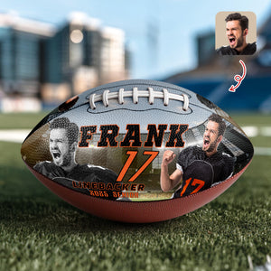 Personalized Football Ball With Photo, Text & Colors Gifts For Football Lovers CH07 910012