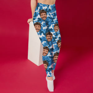 Custom Human Photo Camo Background Legging HO82 900486