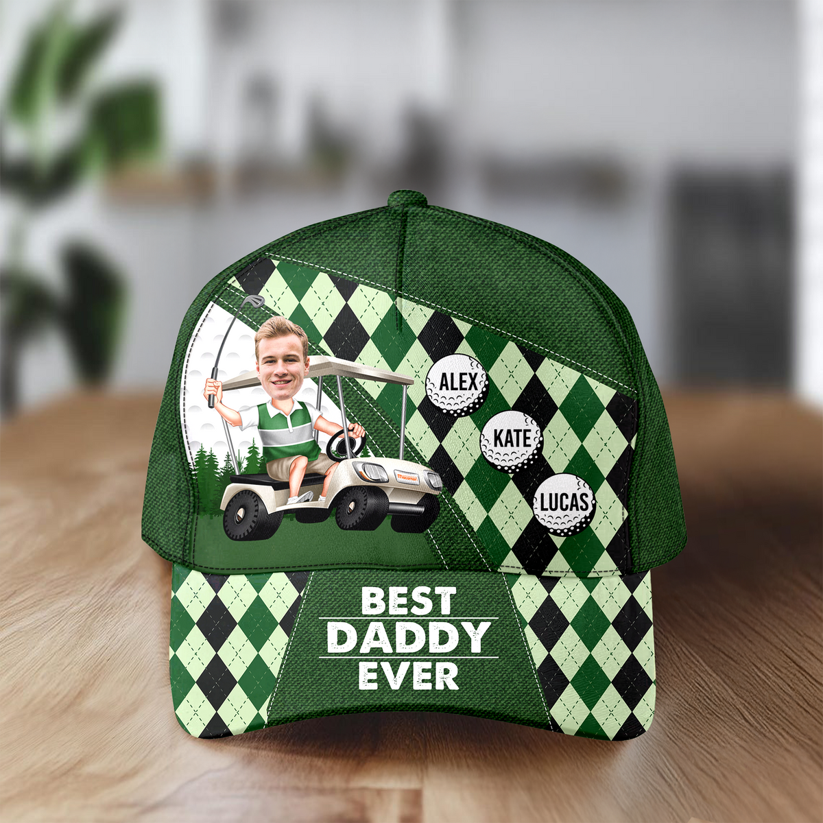 Personalized Best Daddy By Par Golf Classic Cap Father's Day Gift for Golf Lovers LM32 669003