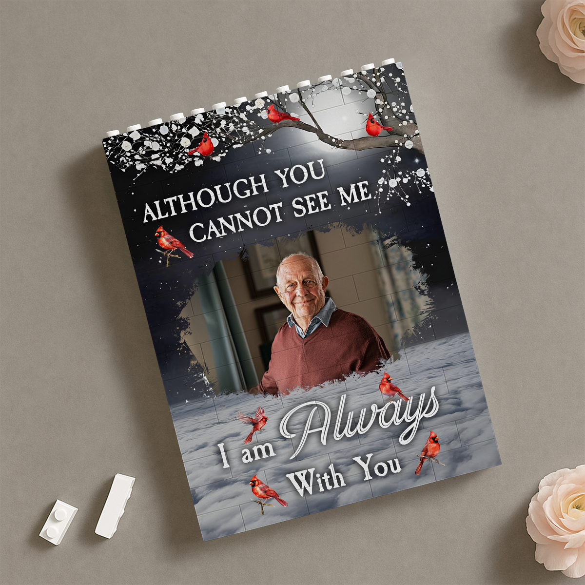 Custom Photo I Am Always With You Personalized Memorial Building Block HA75 920532