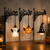 Halloween Metal Bookshelf Lantern Light Gift for Book Lovers, Reader Gift CH07 180222