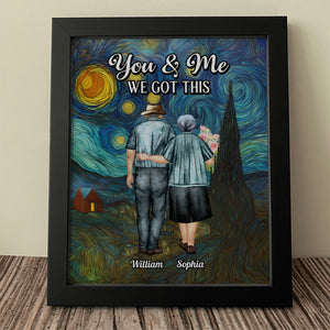 You & Me We Got This Starry Night Personalized Picture Frame Anniversary Gifts For Couple CH07 896492