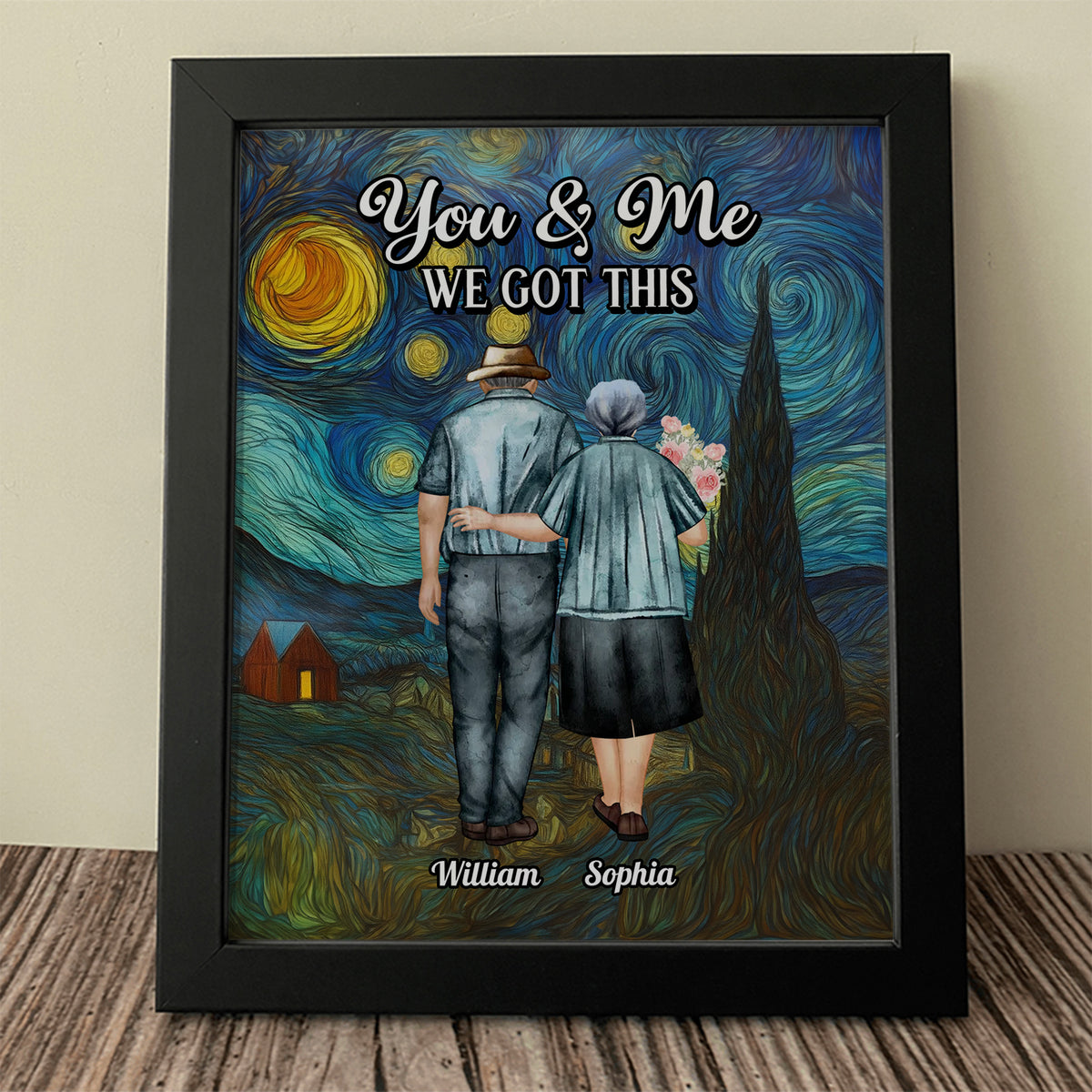 You & Me We Got This Starry Night Personalized Picture Frame Anniversary Gifts For Couple CH07 896492