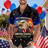 Personalized Happy 250th Anniversary United States - 250 Years of Freedom Hawaiian Shirt CH07 910404