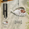 Custom Photo Within Angel Wings Memorial Dog Cat Acrylic Wind Chimes HO82 894300