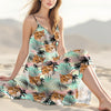 Custom Cat Photo Tropical Summer Pattern Cami Maxi Dress HO82 902398