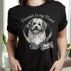 Custom Photo Forever In My Heart Dog Memorial Dark Shirt - Sympathy Gift for Dog Lovers HA75 921894