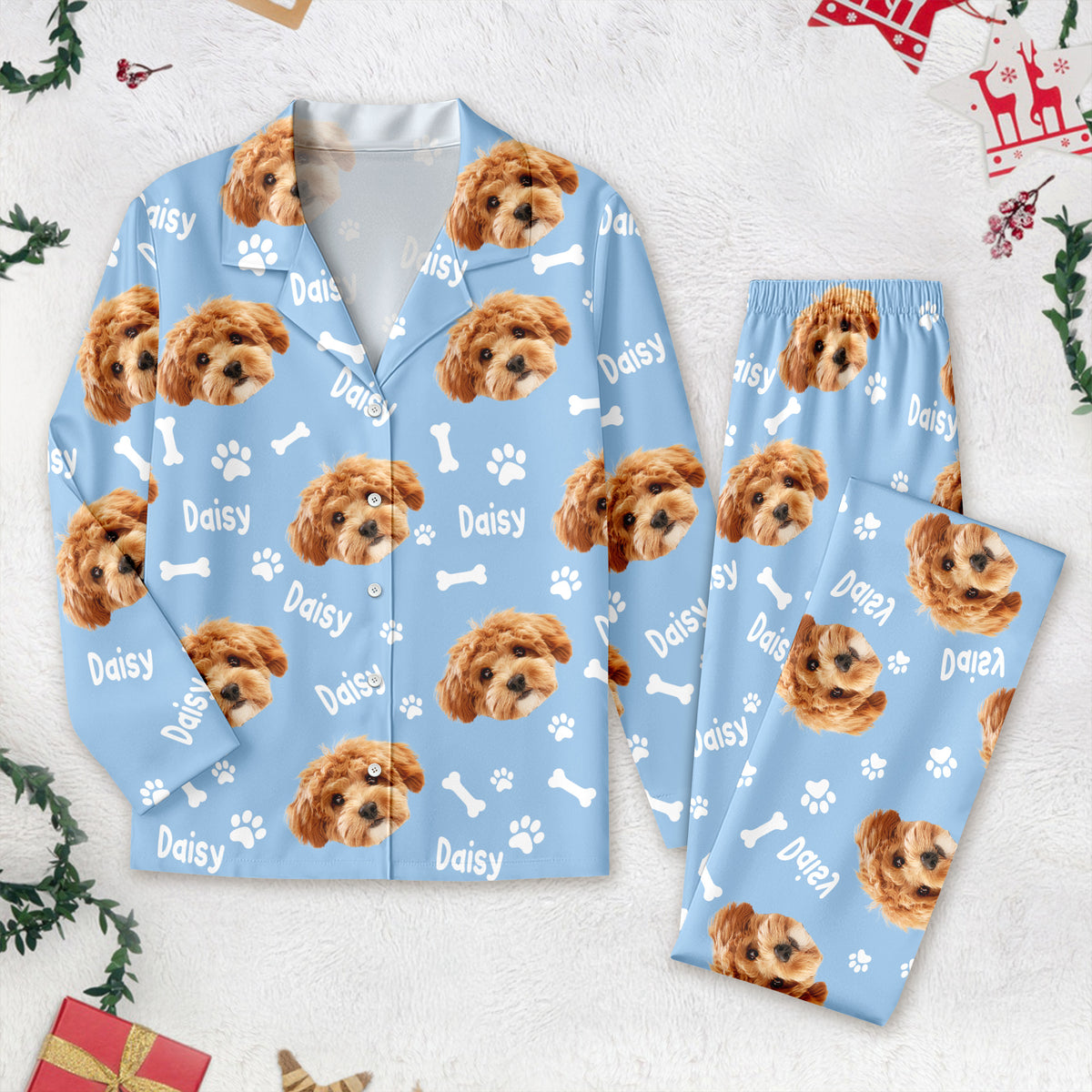Custom Pet Photo Pajamas Gift For Pet Lovers CH07 896488