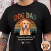 Custom Dog Dad Vintage Dark Shirt For Dog Lovers CH07 911440