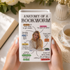 Custom Photo Anatomy Of A Bookworm Ceramic Book Vase, Gift For Bookworms & Book Lovers LM32 669825