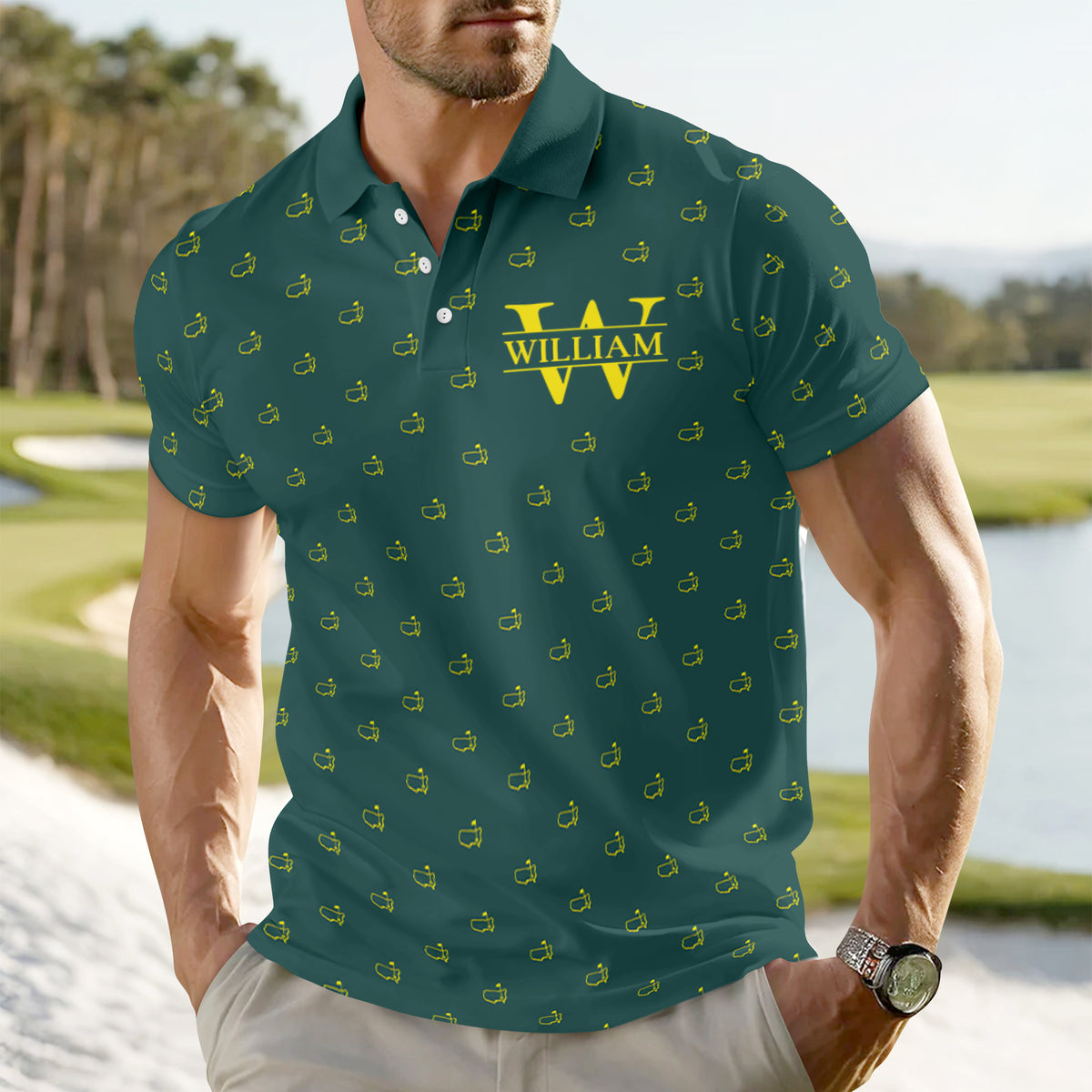 Custom Name Suck At Golf Polo Shirt Gift for Golf Lovers HO82 902298