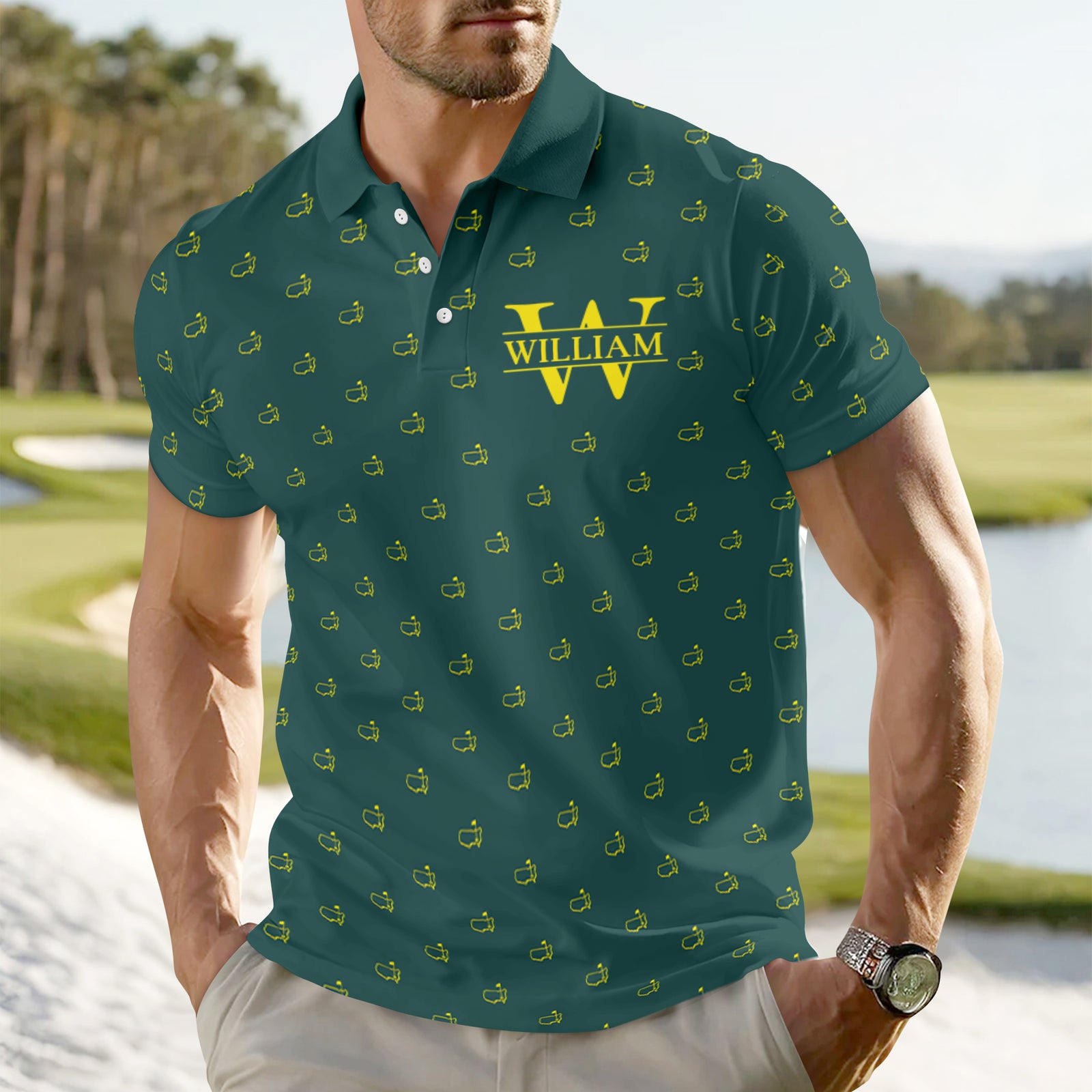 Custom Name Suck At Golf Polo Shirt Gift for Golf Lovers HO82 902298