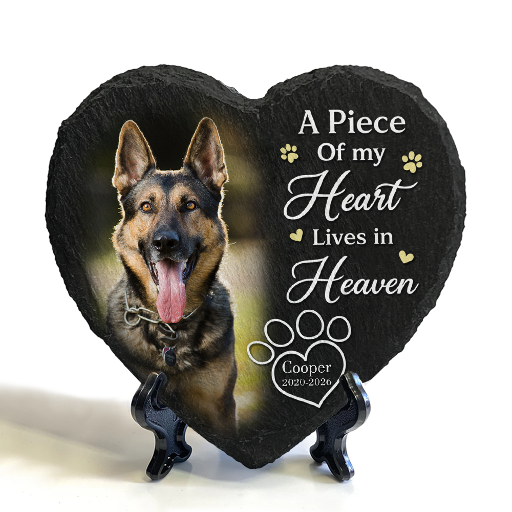 I Loved You Whole Life - Personalized Custom Pet Memorial Heart Shaped Stone HO82 902894