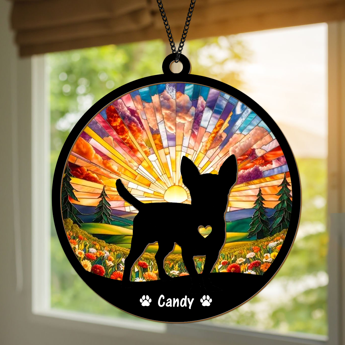 Custom Dog Memorial Suncatcher TH10 894223