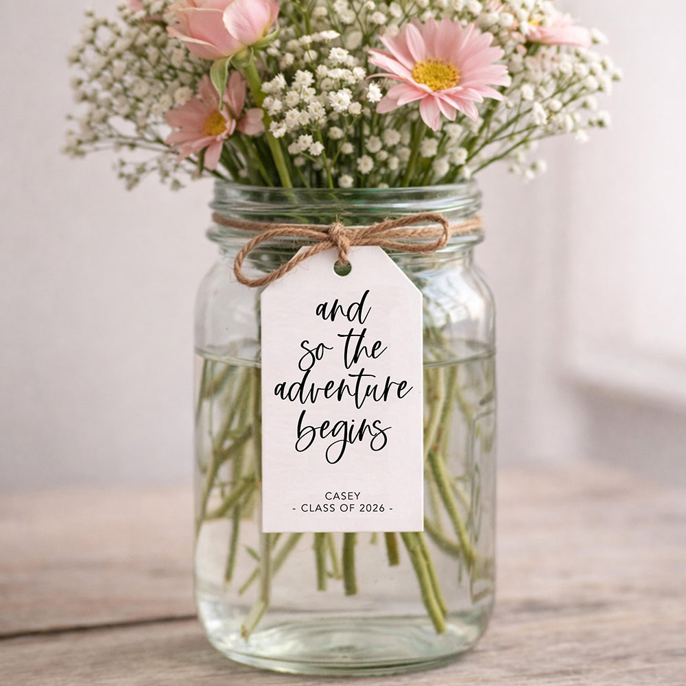 Inspirational Graduation Tags - High School Graduation Decorations, Girl/Guy Graduation Centerpiece Tags HO82 902264