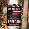 Personalized USA 250 Years of Freedom 1776 2026 We The People Patriotic Garden Flag HO82 900910