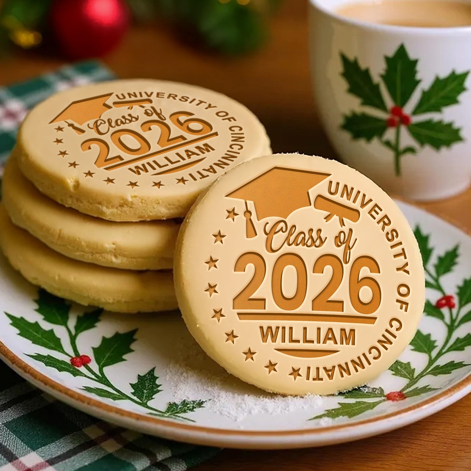 Personalized Class of 2026 Graduation Cookie Stamp, Graduation Party Gift HA75 921100