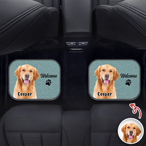Custom Dog Photo Anti-Slip Car Floor Mat For Dog Lovers HO82 894446