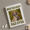Custom Photo Hunting Dad Buckin' Dad Ever Building Brick Blocks LM32 669113