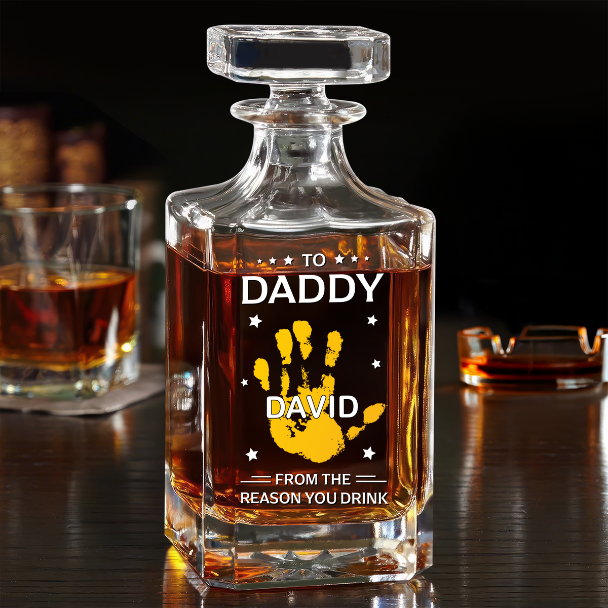 Personalized From The Reasons You Drink Decanter Gift For Dad, Grandpa HO82 894462