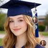 Custom Photo I Walk With You Today And Everyday Memorial Personalized Graduation Tassel Heart & Angel Wing Charm HA75 920828