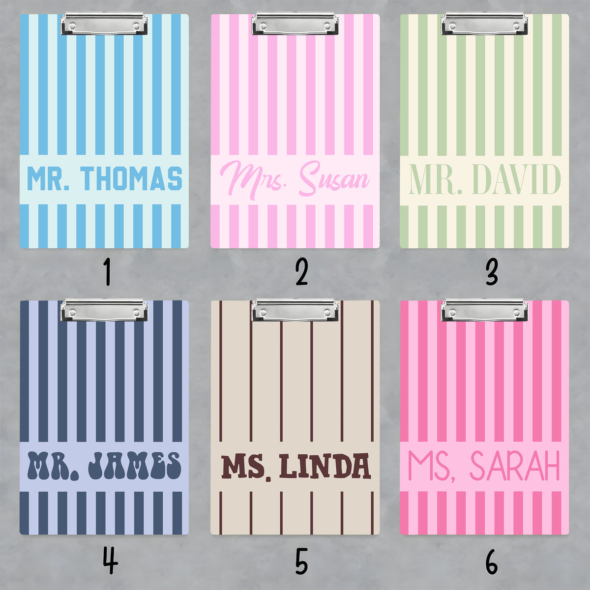 Custom Teacher Clipboard With Name, Personalized Classroom Supplies, Teacher Appreciation Gift, School Office Clipboard HO82 902904