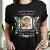 Custom Photo In Loving Memory Memorial Dark Shirt CH07 180166