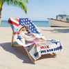 Custom Photo Best Dog Dad Mom Ever Beach Towel Summer Gift For Dog Lovers Cat Lovers CH07 895798