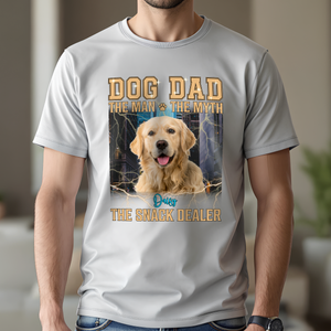 Custom Dog Photo The Man The Myth The Snack Dealer Shirt TH10 896151