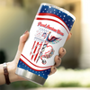 Custom Name Proud American Nurse With US 250 Fat Tumbler HO82 901294