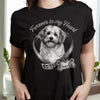 Custom Photo Forever In My Heart Dog Memorial Dark Shirt - Sympathy Gift for Dog Lovers HA75 921894