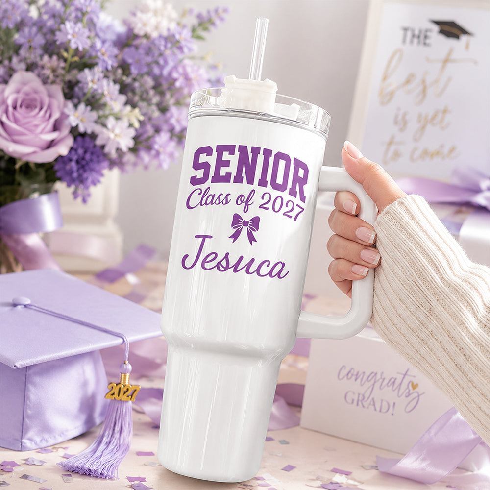 Personalized Name Senior Class of 2027 Tumbler 40oz Senior Gift HA75 919102