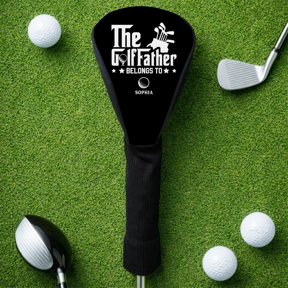 Custom Kid Names The GolfFather Belongs To Golf Head Cover CH07 911282